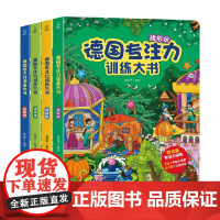 德国专注力训练大书 套装共4册 3-10岁 青葫芦 著 智力开发
