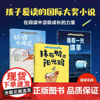 白乌鸦大奖作家小说系列全3册 狐狸不说谎 最后一只绵羊 抹布鸭和阳光鸡 好玩有趣 孩子需要的社交魔法藏这套国际大奖作家小