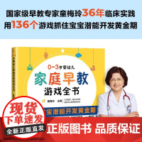 0-3岁婴幼儿家庭早教游戏全书 童梅玲 著 家教方法