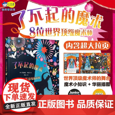 了不起的魔术 8位世界顶级魔术师 5-12岁 莉迪娅·科里 著 儿童绘本