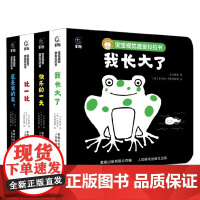 宝宝视觉激发拉拉书 4册 0-3岁 步步联盟 著 玩具书