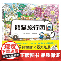 熊猫旅行团 3-6岁 野花遥 著 激活孩子观察力 想象力 专注力 促进孩子社会化发展 儿童绘本