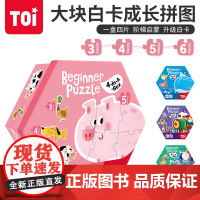 TOI图益 大块早教拼图六边形启蒙儿童益智玩具亲子游戏