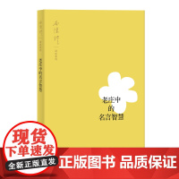老庄中的名言智慧 南怀瑾 讲述 上海人民出版社 正版书籍