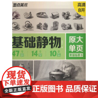 墨点字帖 原大单页素描临摹卡基础静物 8K高清练习画创意单体组合步骤结构入门教材教学画册教程美术绘画艺考