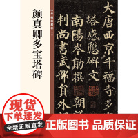 []颜真卿多宝塔碑中华碑帖精粹 中华书局编辑部编 中华书局出版雅昌艺术精印 正版书籍