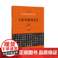 跟名帖练习硬笔书法 《苏孝慈墓志》技法练习与临摹