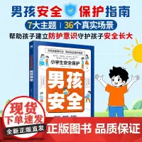 小学生安全保护漫画:男孩安全 男孩你要学会保护自己 安全长大