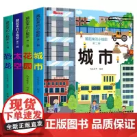 藏起来的小秘密 第2辑 共4册 3-6岁的儿童3D立体翻翻书籍 幼儿启益智玩具书