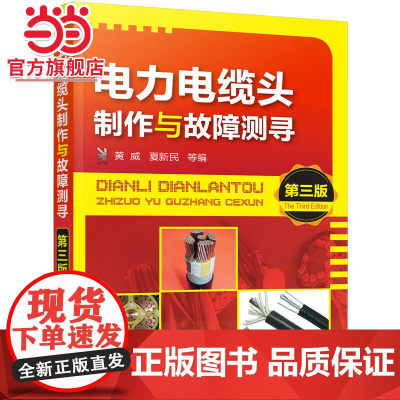 电力电缆头制作与故障测寻 第三版 电缆头制作和电缆故障测寻 电工基础理论 电工电子科技 电力电缆故障探测 故障检测图书