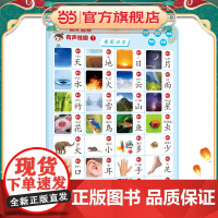 爱德少儿 幼儿启蒙有声挂图看图识字 一点就会读的有声认知书挂图有声早教幼儿童宝宝启蒙认知看图识字墙贴学习神器宝宝早教点读