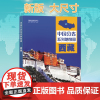 全新修订 西藏地图册(标准行政区划 区域规划 交通旅游 乡镇村庄 办公出行 全景展示)-中国分省系列地图册