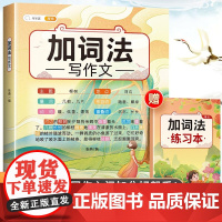 斗半匠 加词法写作文 词语积累大全 写作方法技巧写人记事描景状物小学生三四五六年级通用满分作文书