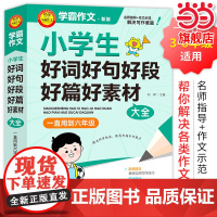 小学生作文书大全 学霸作文小学三至六年级作文起步大全3年级作文选精选三年级作文优选四至六年级好词好句好段素材积累