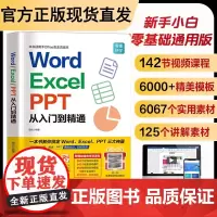 word excel ppt从入门到精通 23年新版电脑办公软件学习表格制作教程书计算机函数公式应用大全教材 文员财务