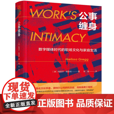 公事缠身—数字媒体时代的职场文化与家庭生活 梅丽莎·格雷格 陈镭 译 文化社会学研究中国工人出版社店正版新书