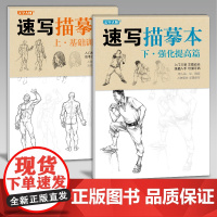 美学大师 速写描摹本上下2册/基础训练篇+强化提高篇sh
