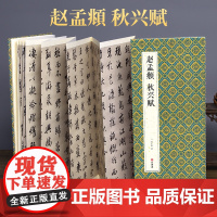 2021新书 绘经典[经折装]赵孟頫秋兴赋行书毛笔书法字帖译文sh