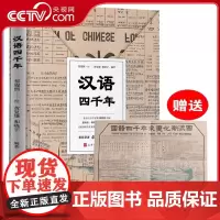 [央视网附赠国语四千年来变化潮流图]汉语四千年 写给大家的汉语知识普及读物 古代汉语研究读物说文解字书现代汉语演变历程