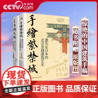 [央视网]手绘天朝 紫禁城套装2册遗失在日本的中国建筑史 北京历史皇城建筑艺术故宫装饰纹样色彩分类术语图解伊东忠太著 X