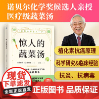 惊人的蔬菜汤 前田浩 古泽靖子著 抗癌药研发专家亲授医疗级蔬菜汤 每天1碗蔬菜汤 抗病毒抗氧化抗衰老打造不易生病的体质