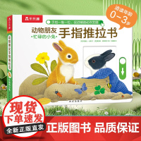 动物朋友手指推拉书系列-忙碌的小兔