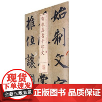 书法经典放大·墨迹系列---智永真书千字文 上海书画出版社 正版书籍