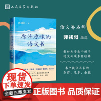 原汁原味的语文书郭初阳著人民文学出版社语文课教学参考中小学语文学习辅导