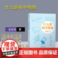 [正版]什么是初中物理 张虎岗 清华大学出版社 初中物理学霸笔记知识一本全 初中物理的知识框架知识点速记知识卡大全归纳