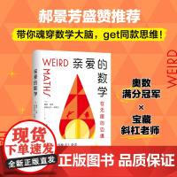 亲爱的数学 郝景芳盛赞 奥数满分师生珠联璧合,带你魂穿数学大脑,get同款思维!新经典