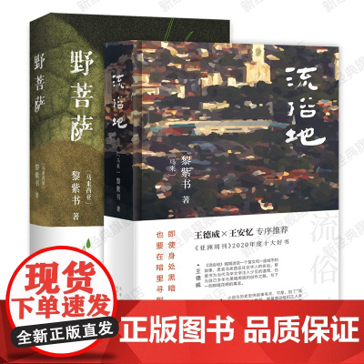流俗地+野菩萨 2册套装 黎紫书代表作 《亚洲周刊》2020年度十大小说 王德威王安忆董启章 华语文学惊喜收获 正版图书