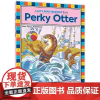 自然拼读一起学 :水獭珀奇(元音组合er)Let‘s Read Together: Perky Otter英语绘本 美国