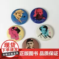 原创手绘作家系列徽章 广西师范大学出版社