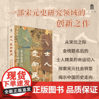 大学问·士人走向民间:宋元变革与 社会转型 王瑞来/著 中国历史 宋元史 历史 宋元变革 广西师范大学出版社