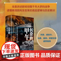 正版 沉没的甲午 北洋悲歌与晚清大败局 陈悦 著 甲午战争爆发130周年纪念 一部讲述甲午战争大量细节的全景史诗