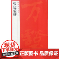 中国碑帖名品三十六 张猛龙碑 释文注释 繁体旁注 楷书毛笔书法字帖 上海书画出版社