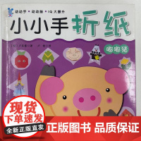 小小手折纸 嘟嘟猪 30款基础折纸 300个制作步骤 30张附赠彩纸 手工基础 亲子游戏 北京科学技术