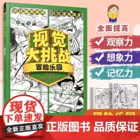 视觉大挑战 冒险乐园 3-10岁儿童视觉挑战益智游戏书 幼儿专注力训练宝宝左右脑开发早教书 学前益智启蒙培养专注力书籍
