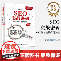 店 SEO实战密码 60天网站流量提高20倍 第5版 第五版 昝辉 Zac 搜索引擎网络营销教程书籍 人工智能与SEO