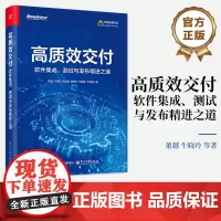 店 高质效交付 软件集成 测试与发布精进之道 软件交付过程科普书 高效软件交付持续集成持续交付书 董越 等 著