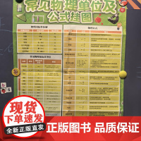 初中物理知识点挂图初中物理挂图中学生常见物理单位及公式挂图