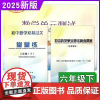 2025年新版数学堂堂练六年级下 初中数学双基过关堂堂练单元测试 光明日报出版社 6年级 第二学期沪教版上海专版堂堂练