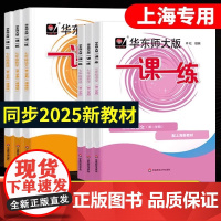 2025华东师大版一课一练沪教版7年级上8年级下册语文数学英语增强版 七八九年级下册789年级24上册训练上海小学中学教