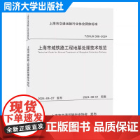 上海市域铁路工程地基处理技术规范(上海市团体标准)中铁第四勘察设计院集团有限公司 同济大学出版社 97875765137