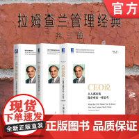 套装 正版 拉姆查兰管理经典 共3册 领导梯队 执行 如何完成任务的学问 CEO说 人人都应该像企业家一样思考