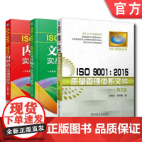 套装 正版 ISO 9001 2015质量管理体系丛书 共3册 内审员实战通用教程 文件编写实战通用教程 质量管理体