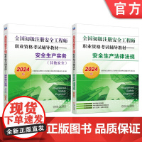 套装 2024版 全国初级注册安全工程师职业资格考试辅导教材 安全生产实务 其它安全+安全生产法律法规 套装全2册 注安