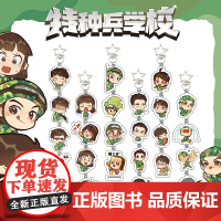 特种兵学校串串挂饰 6个 军事文创周边 华南虎/剑齿虎/东北虎/霹雳虎 /尖尾燕 /梅花雀 既是热血少年的专属荣耀标识亦
