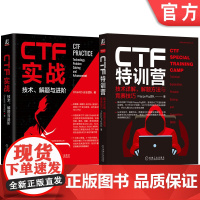 套装 CTF实战特训营,CTF标准著作,超级书,FlyPig战队+ChaMd5战队撰写(套装共2册)机械工业出版社