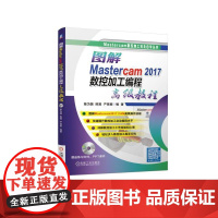正版 图解Mastercam2017数控加工编程高级教程 陈为国 陈昊 严思堃 自动编程流程 复杂零件 加工策略 刀